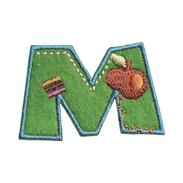 Slika Tekstilno slovo M 2kom