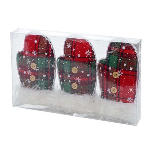 Slika Ukrasi za jelku 3 kom 14x8 cm