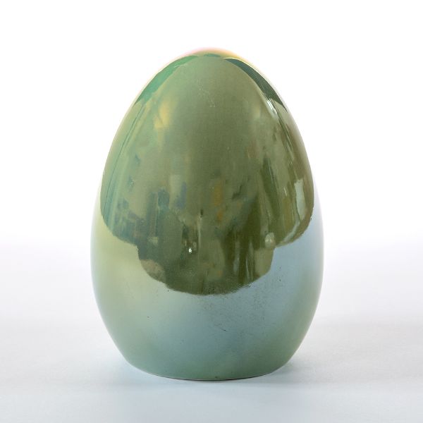 Slika Keramičko jaje veliko zeleno 15 cm
