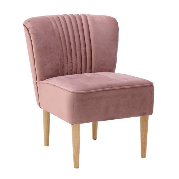 Slika Fotelja roze 55x67x80/46 cm