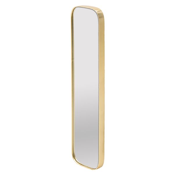 Slika Zidno zlatno ogledalo 21x4x101 cm
