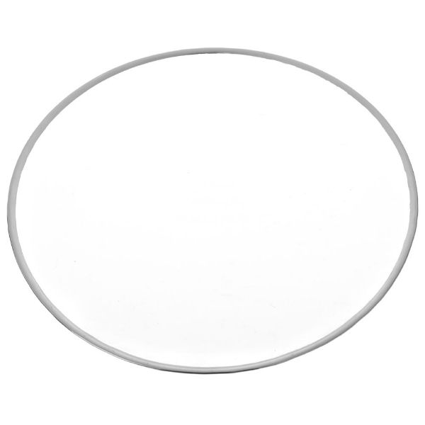 Slika Stakleni tanjir sa srebrnim okvirom 26cm