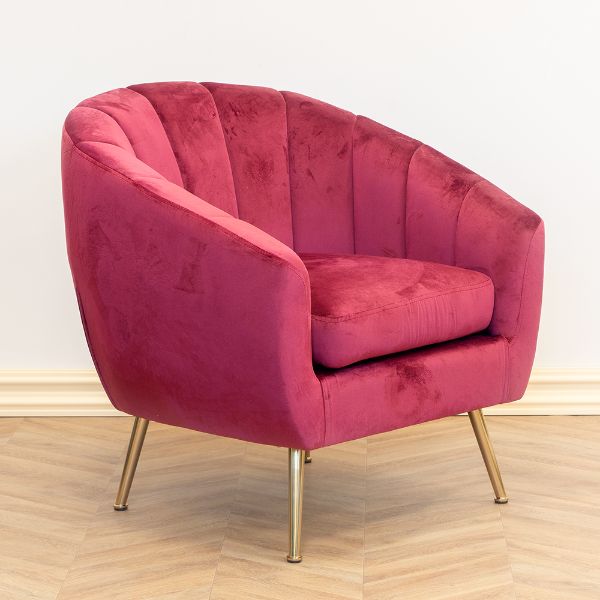 Slika Fotelja crvena 75x70x77 cm