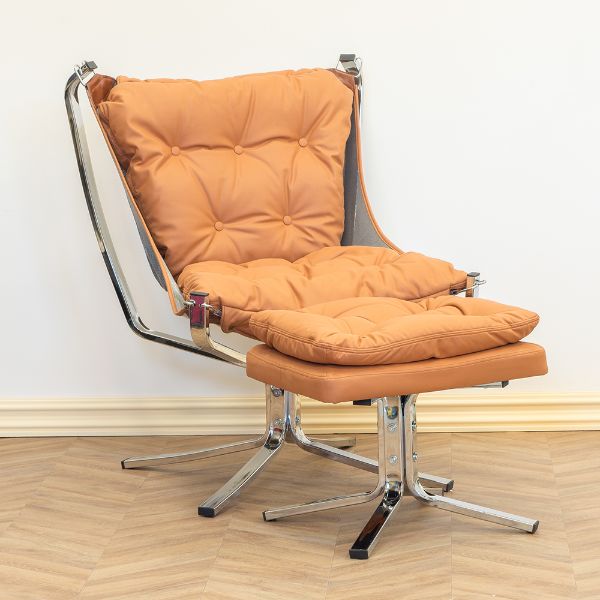 Slika Fotelja narandžasta 74x70x104 cm