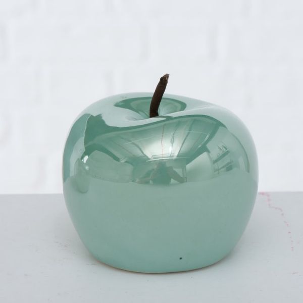 Slika Porcelanska jabuka 8cm - svetlo zelena