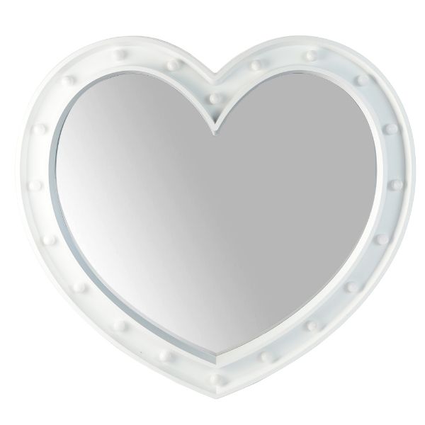 Slika Ogledalo srce LED 55x60 