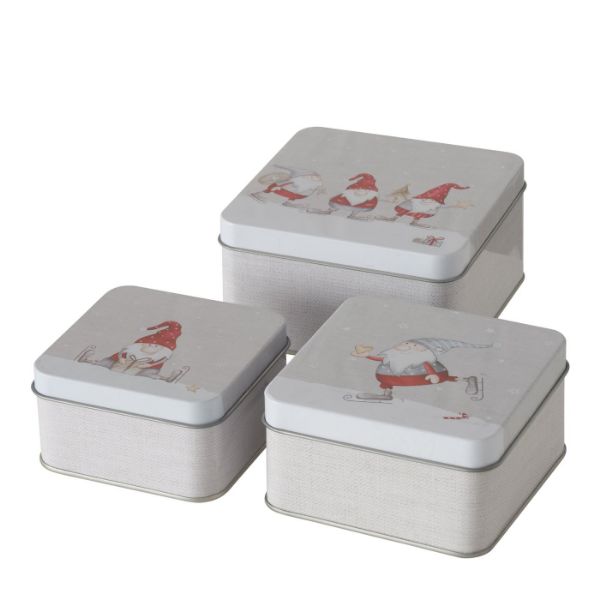 Slika Set metalnih kutija 3kom 7x12/6x10/5x9 cm