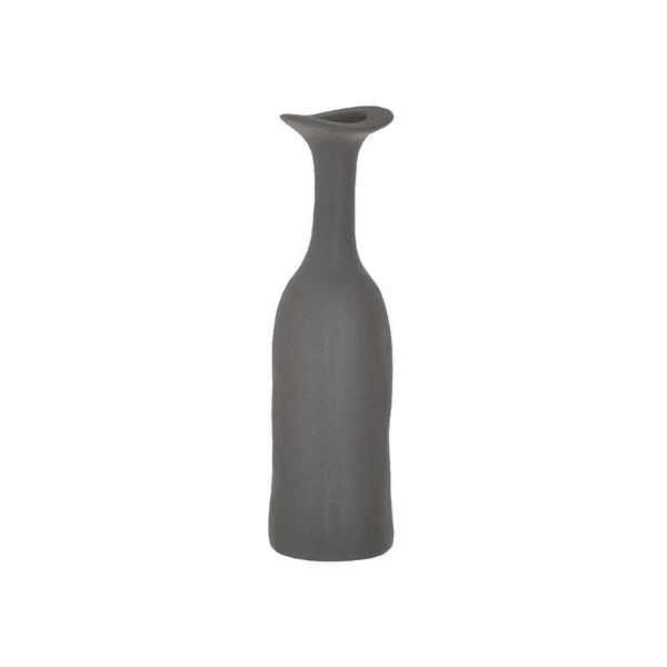 Slika Keramička vaza siva 8x27cm