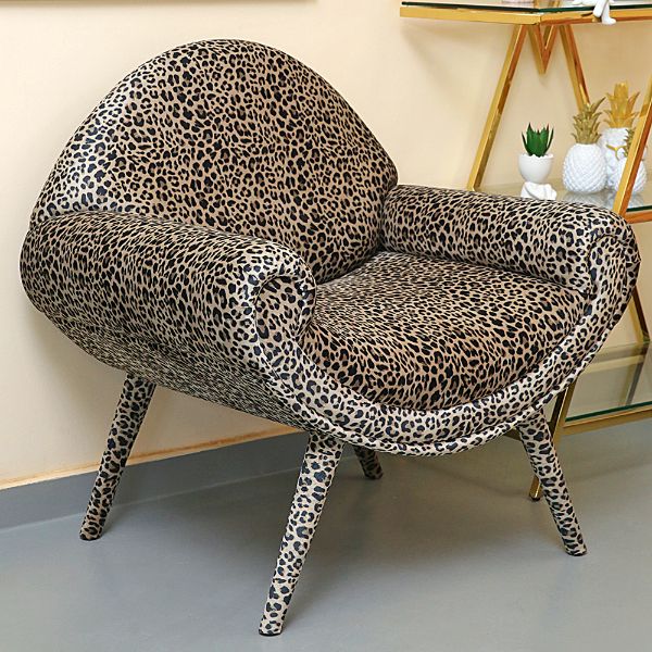 Slika Fotelja leopard print GONDOLA Y-21 83x48x85