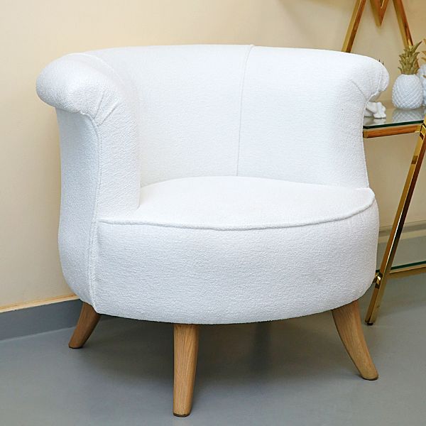 Slika Fotelja bela MILENIUM Y-37 87x56x70 cm