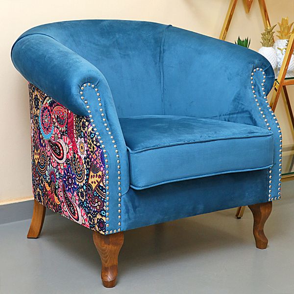 Slika Fotelja plava POLO Y-08 84x55x73 cm