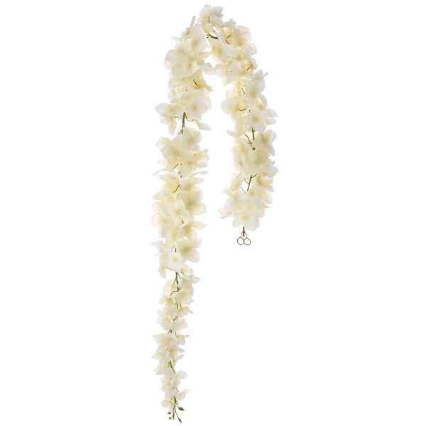 Slika Girlanda od cveća bela 120cm
