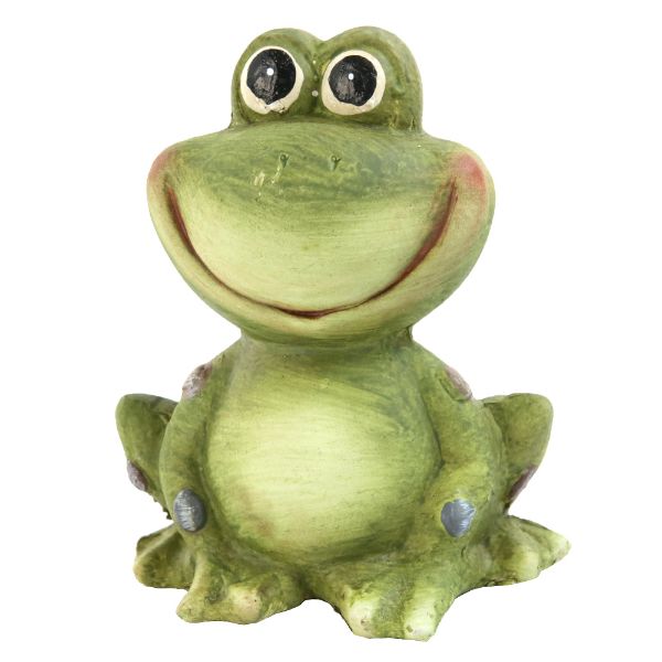 Slika Keramička žaba manja 10x11 cm 