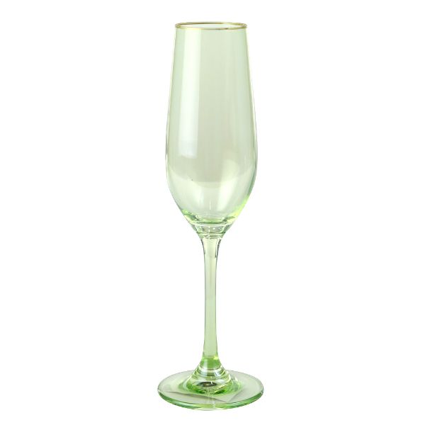 Slika Staklena čaša sa stopom zelena