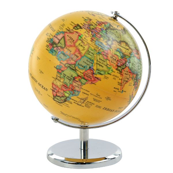 Slika Metalni globus 14 cm