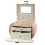 Slika Kutija za nakit roze 22x16x17 cm