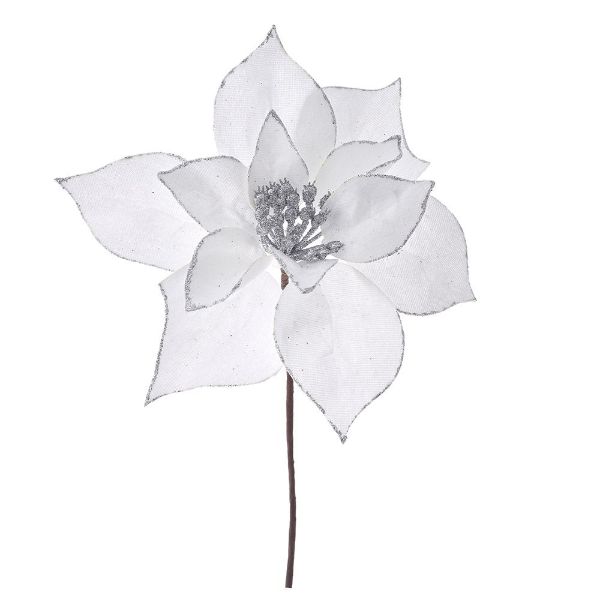 Slika novogodišnji cvet beli 25cm