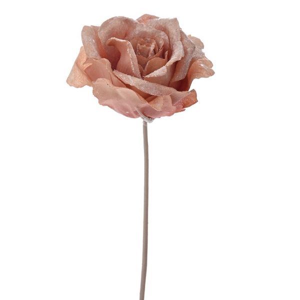 Slika novogodišnja ruža roze 10x33 cm