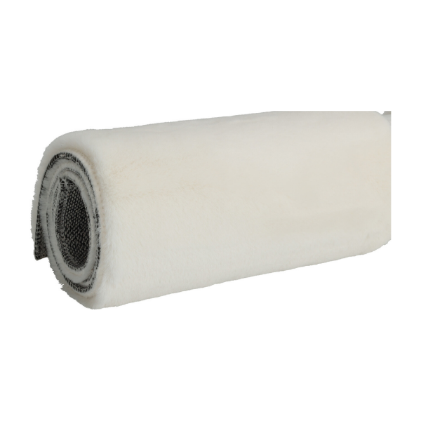 Slika Tepih krzneni beli 60x90cm
