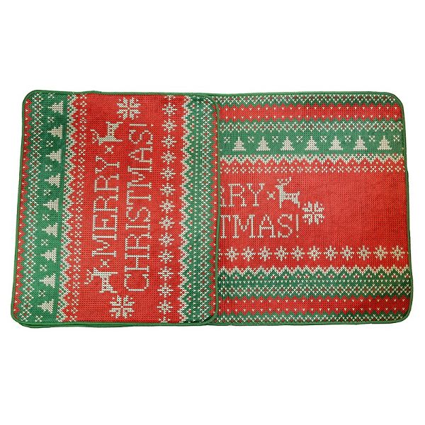 Slika Novogodišnji set prostirki za kupatilo 2/1 103x63/63x52 cm