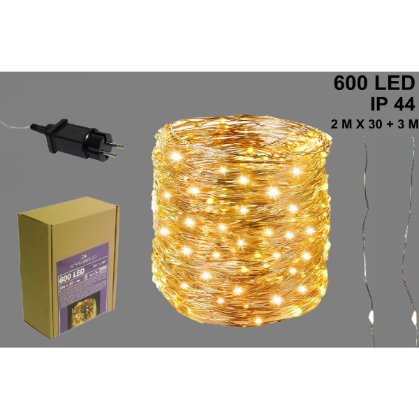 Slika Novogodišnje lampice 600led 2m