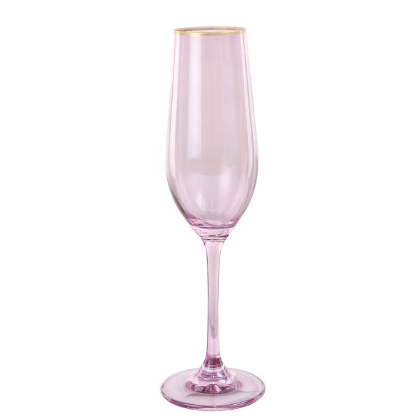 Slika Staklena čaša roze 25CM