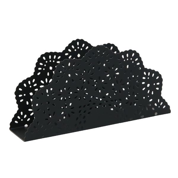 Slika Metalni držač za salvete crni 8X14