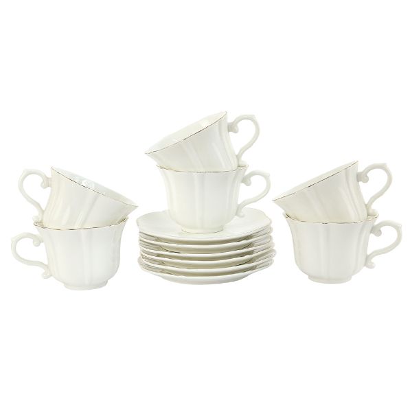 Slika SET PORCELANSKIH ŠOLJA SA TACNOM 6/1