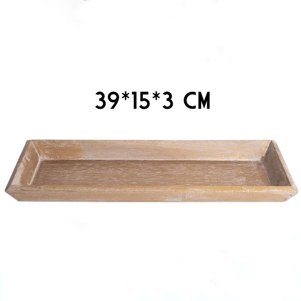 Slika DRVENA TACNA 39X15X3 CM