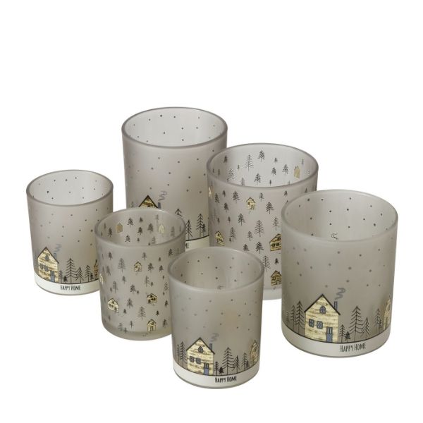 Slika NG SET SVEĆNJAKA 2kom 8x7/10x9 cm