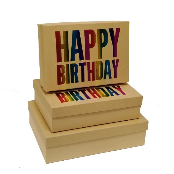Slika KUTIJE SET 3/1 27x19x7/28x21x8/33x23x9 cm