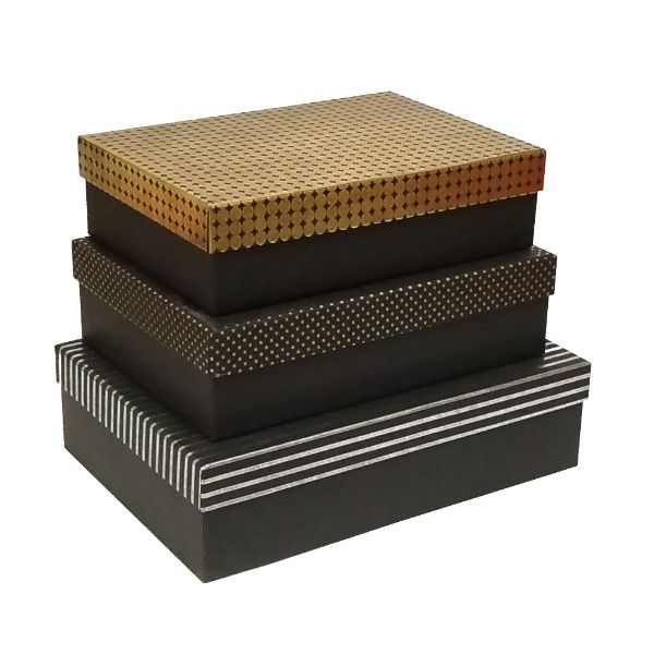 Slika KUTIJE SET 3/1 27x19x7/28x21x8/33x23x9 cm