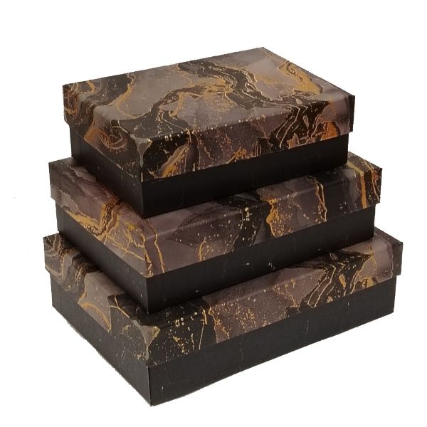 Slika KUTIJE SET 3/1 19x13x6/22x16x6,5/24x17x7 cm