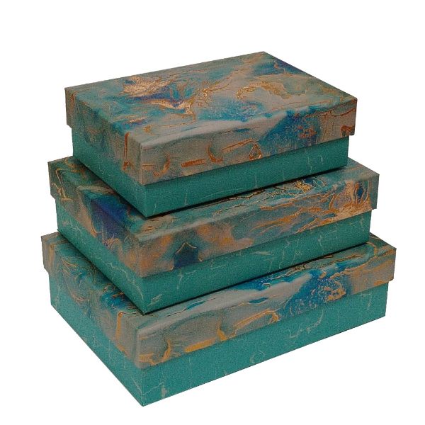 Slika KUTIJE SET 3/1 19x13x6/22x16x6,5/24x17x7 cm