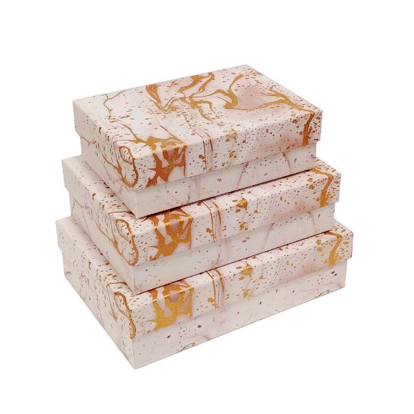 Slika KUTIJE SET 3/1 19x13x6/22x16x6,5/24x17x7 cm