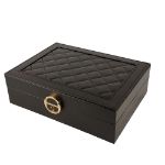Slika KUTIJA ZA NAKIT 23X17X6,5 CM CRNA