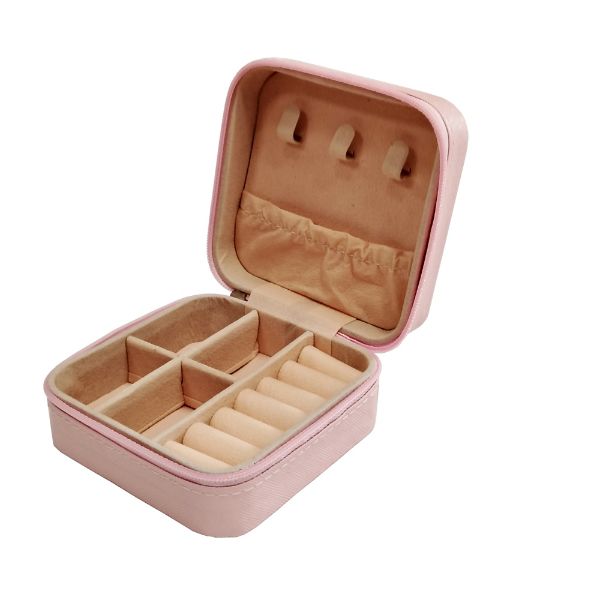 Slika KUTIJA ZA NAKIT 10X10X5CM ROZA