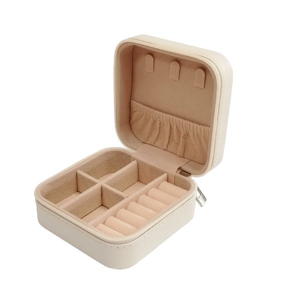 Slika KUTIJA ZA NAKIT 10X10X5CM BELA