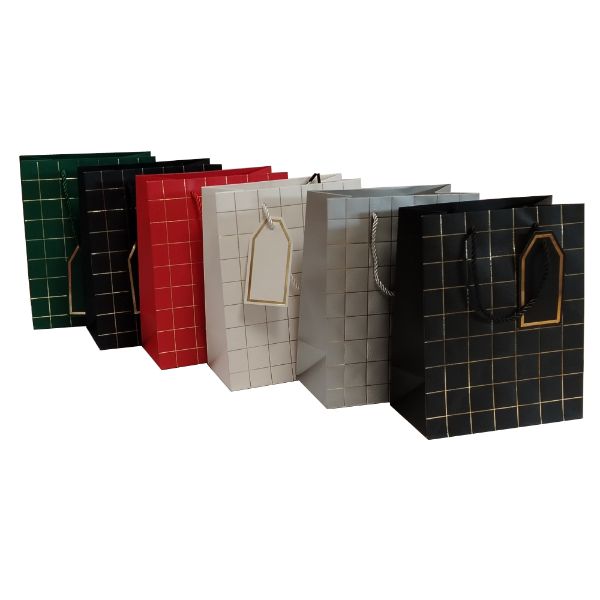 Slika LAK KESA SA UKRASNOM TRAKOM 18X10X23 CM