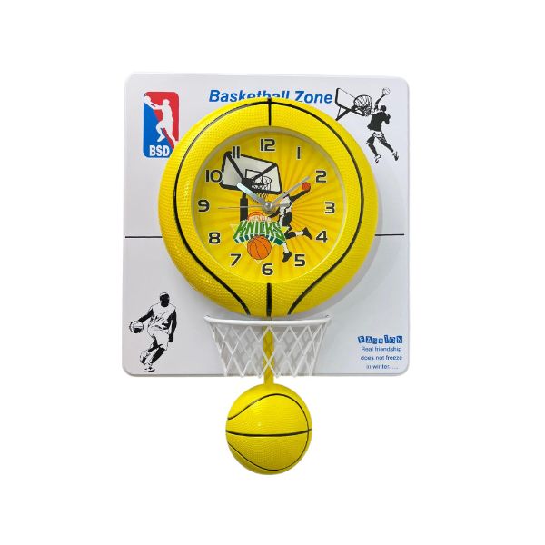 Slika Metalni sat lopta 22x5x39 cm