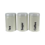 Slika Set metalnih kutija 3 kom 10x10x16 cm