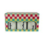 Slika Set metalnih kutija 3 kom 10x10x16 cm