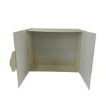 Slika Ukrasna kutija bela 29x24x12 cm
