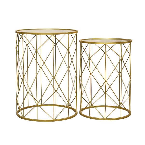 Slika Set stolova sa ogledalom 2/1 38x55/33x50 cm
