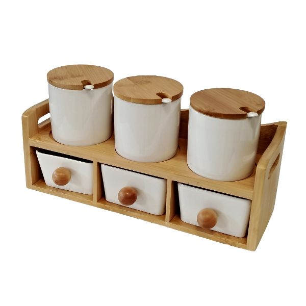 Slika Kuhinjski set za začine 16x31x10 cm
