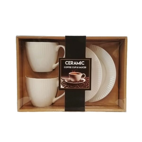 Slika Set šolja sa tacnom 2/1 8x8/16x16 cm