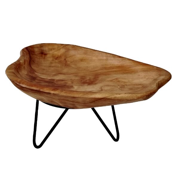 Slika DRVENA DASKA NA STOPU 15X31X24 CM