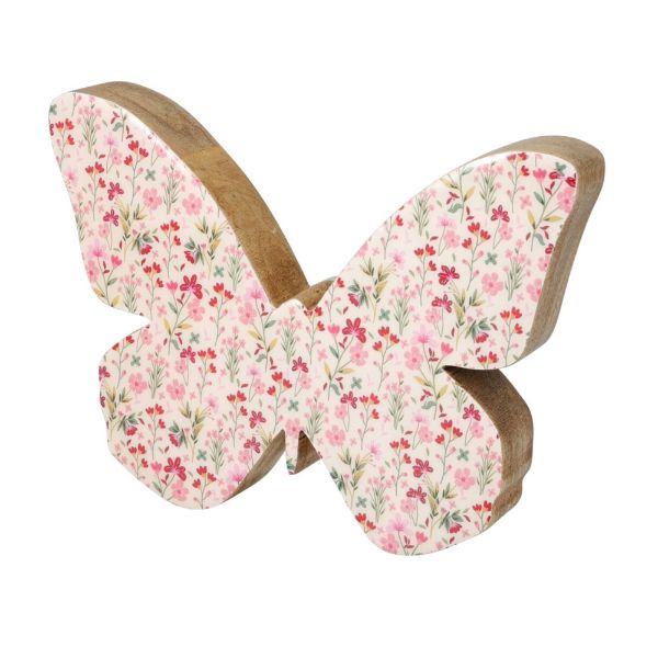 Slika DRVENA DEKORACIJA LEPTIR 20 CM