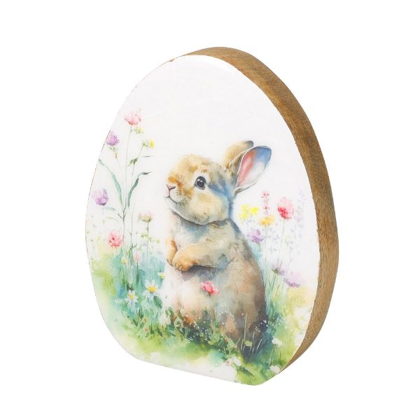 Slika DRVENA DEKORACIJA JAJE 15 CM