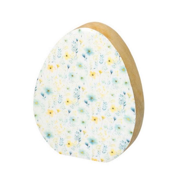 Slika DRVENA DEKORACIJA JAJE 15 CM